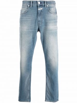 Priliehavé skinny fit džínsy Closed modrá