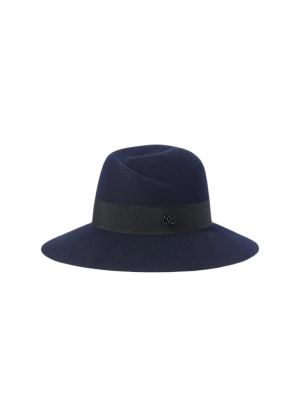 Wodoodporna czapka filcowa Maison Michel niebieska