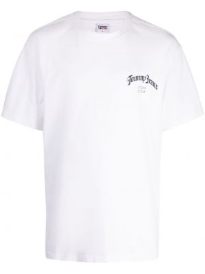 T-shirt con stampa Tommy Jeans bianco