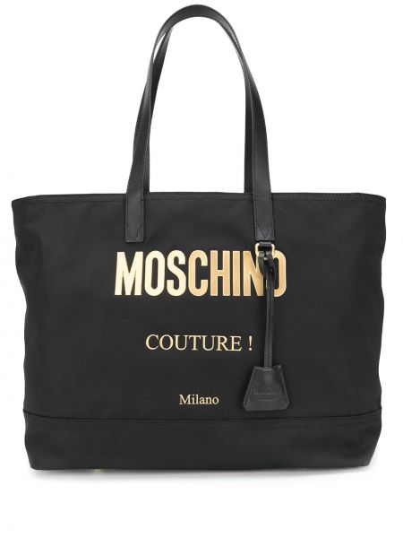 Shoppingbag Moschino svart