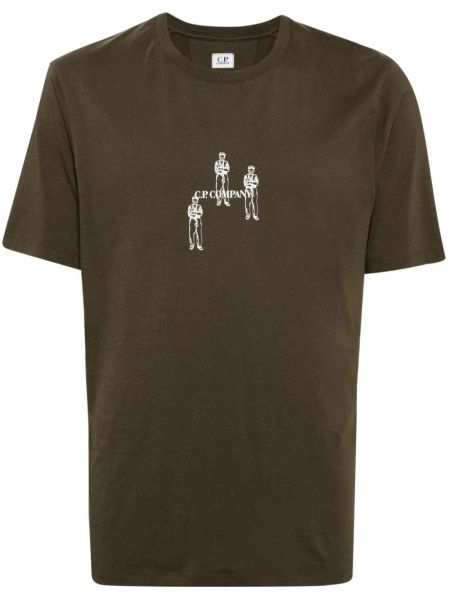T-shirt aus baumwoll mit print C.p. Company
