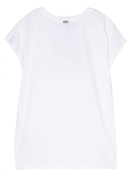 T-shirt en cristal Herno blanc