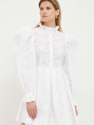Sukienka mini bawełniana Custommade biała