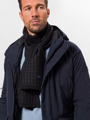 Черный шарф Pierre Cardin