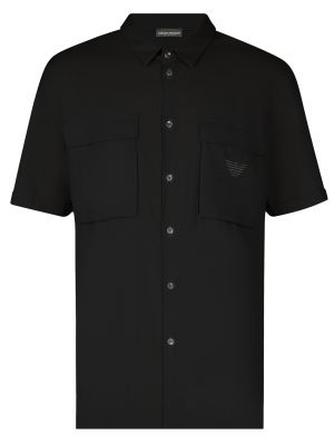 Рубашка Emporio Armani черная