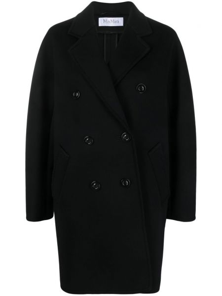 Kabát s knoflíky Max Mara černý
