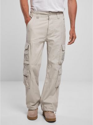 Pantaloni cargo Brandit alb