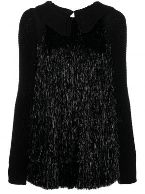 Плетена рокля Loulou черно