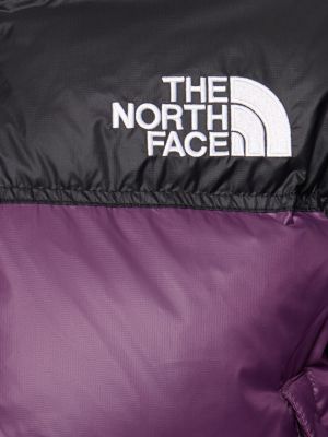 Pūkinė striukė The North Face violetinė