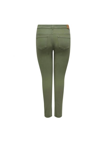 Skinny jeans Only Carmakoma grün