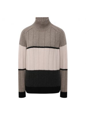 Серый кашемировый свитер Loro Piana