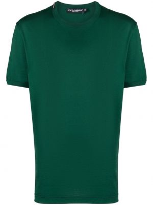 Tricou din bumbac Dolce & Gabbana verde