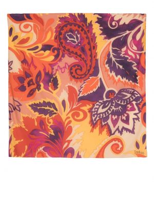Schal aus baumwoll mit print mit paisleymuster Ba&sh orange