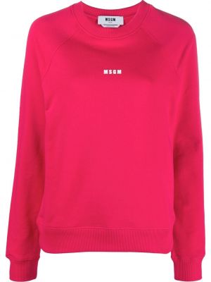 Trykt sweatshirt Msgm rosa