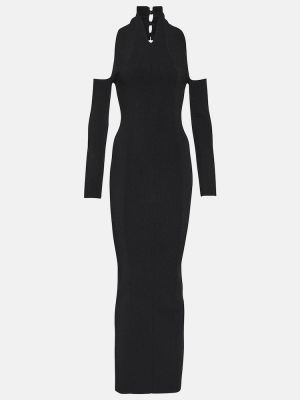 Dlouhé šaty Khaite čierna