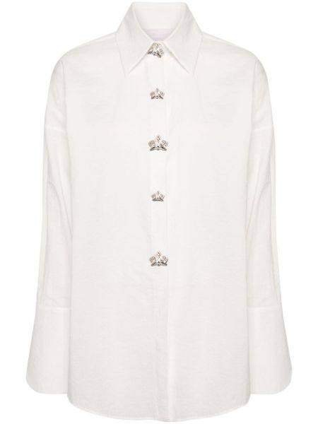 Muslino marškiniai Genny balta