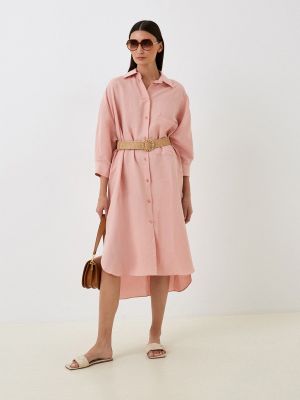 Платье-рубашка Imperial розовое