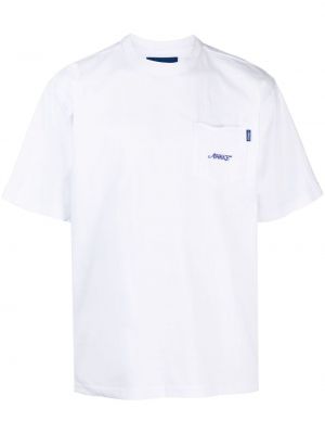 T-shirt ricamato Awake Ny bianco