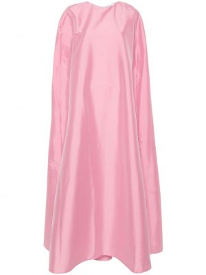Růžové dlouhé šaty Bernadette