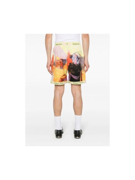 Pantalones cortos con estampado Kidsuper Studios amarillo