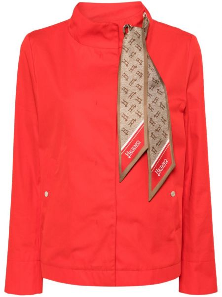 Pamučna jakna Herno crvena