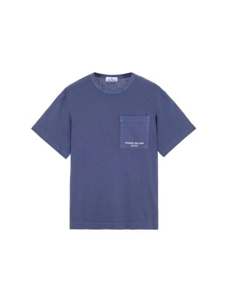 Oversize t-shirt Stone Island blau