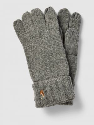 Шерстяные перчатки Polo Ralph Lauren синие