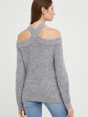 Vlněný svetr Answear Lab šedý
