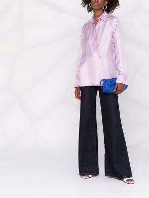 Camisa asimétrica Emilio Pucci violeta