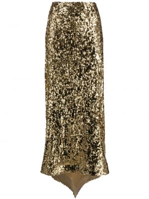 Flitteres hosszú szoknya Atu Body Couture aranyszínű