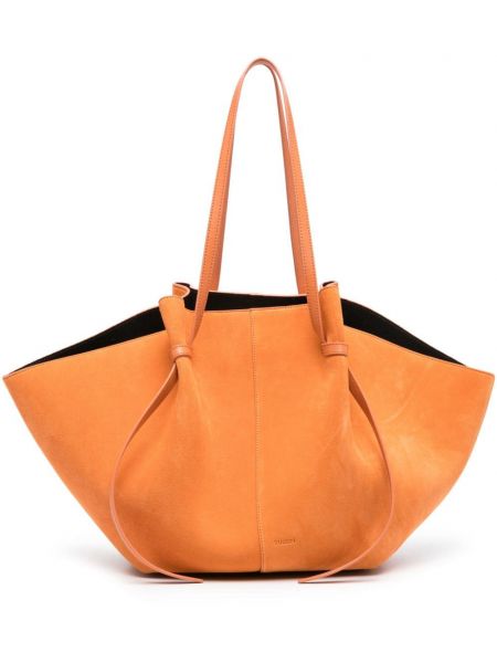 Велурени чанта за ръка Yuzefi оранжево