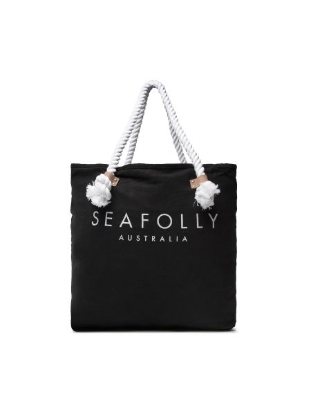Nakupovalna torba Seafolly črna