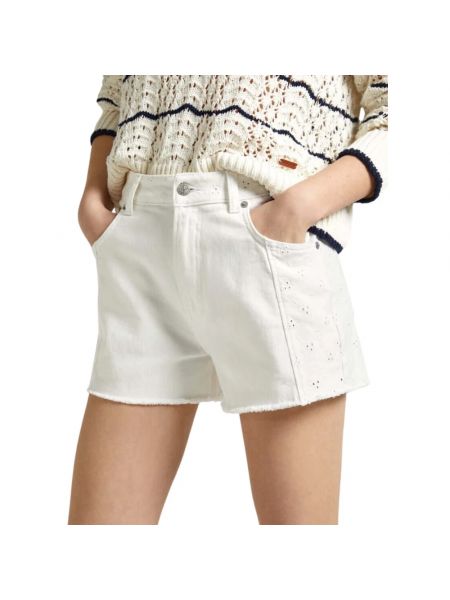 Jeans shorts Pepe Jeans weiß