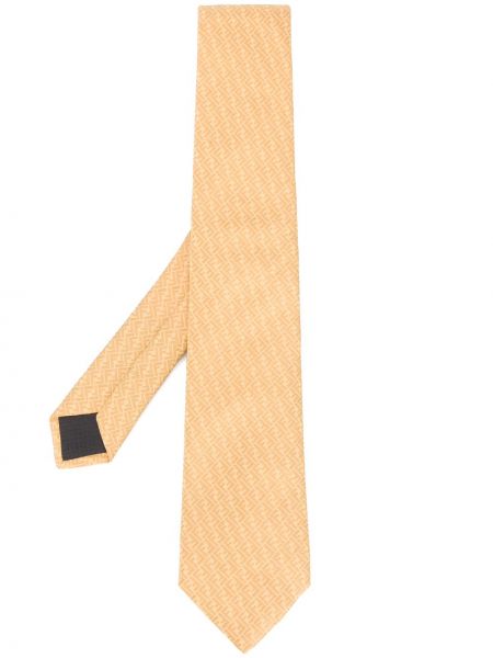 Krawat Fendi, żółty