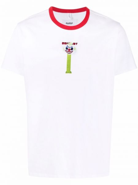 T-shirt ricamato Doublet Bianco