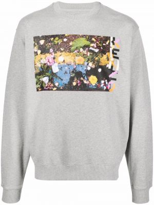 Trykt sweatshirt Kenzo grå