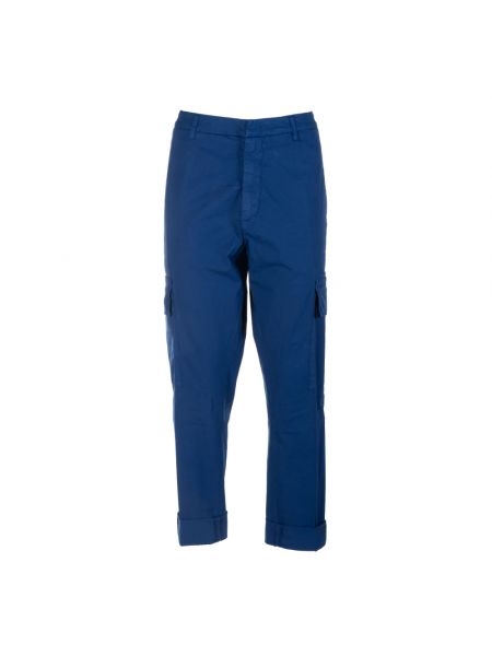 Spodnie slim fit Dondup niebieskie