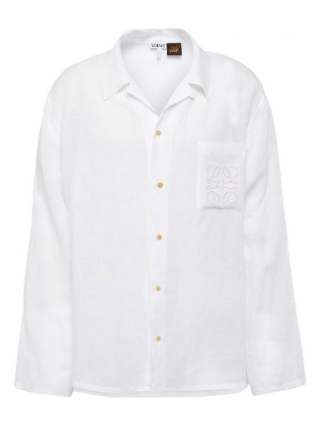 Camicia di lino Loewe Paula's Ibiza bianco