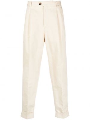 Pantalon chino plissé Pt Torino beige