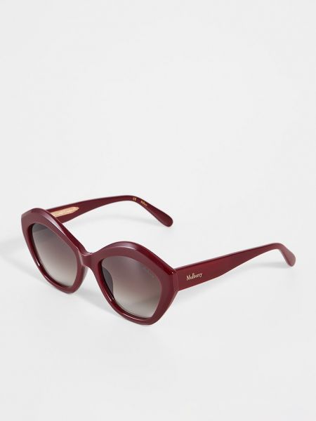 Okulary przeciwsłoneczne Mulberry bordowe