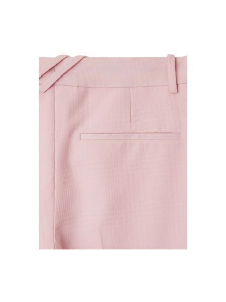 Pantalones rectos Burberry rosa