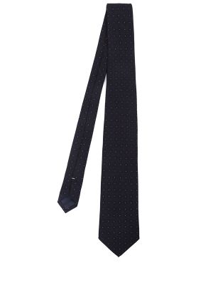 Шерстяной галстук Cesare Attolini синий