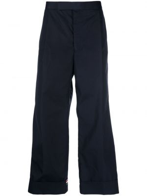 Pantaloni a righe Thom Browne blu