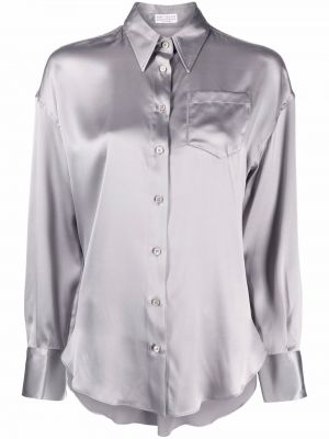 Camisa Brunello Cucinelli gris