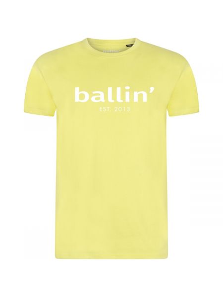 Koszulka z krótkim rękawem Ballin Est. 2013 żółta