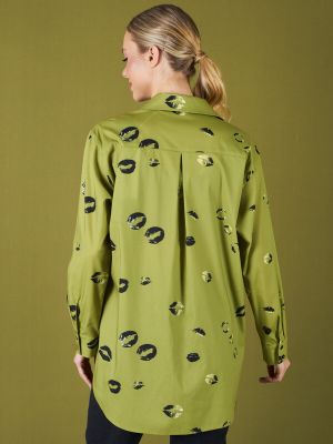 Рубашка Eliseeva Olesya зеленая