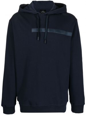 Hoodie Armani Exchange blå