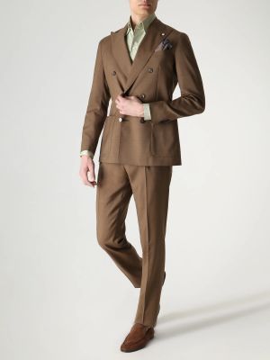 Шерстяной костюм L.b.m. 1911 коричневый