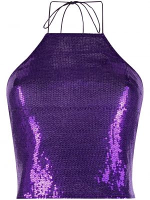 Top Atu Body Couture vijolična