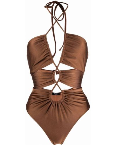 Strój kąpielowy Noire Swimwear brązowy